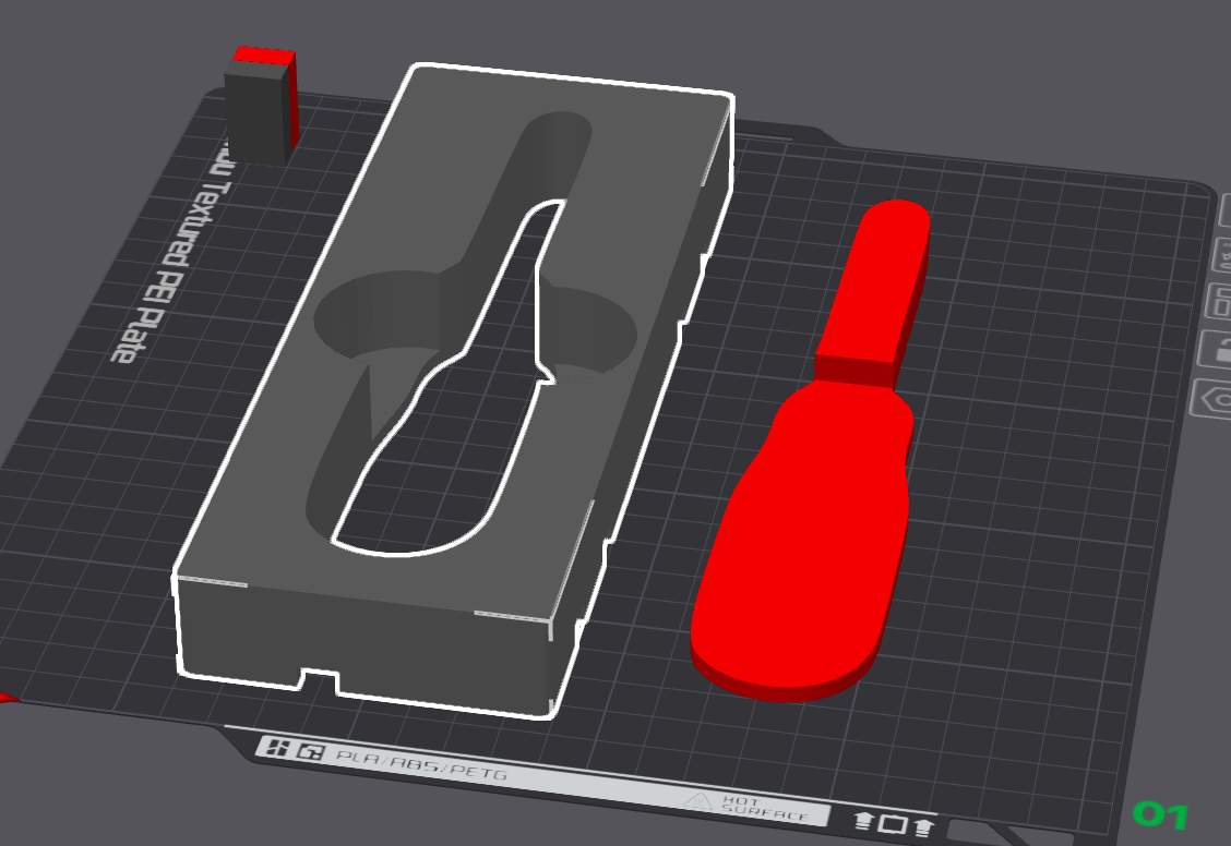 Dark Shadow AI dual-color STL export